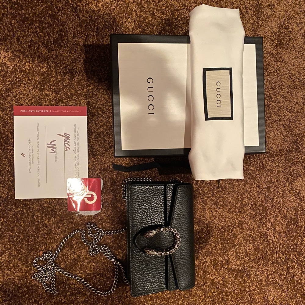 Super mini Dionysus Gucci black purse